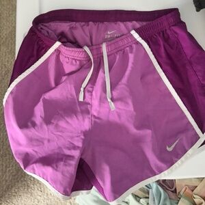 Nike Shorts Womens XS Purple Tempo Dri-Fit Lined Running Athletic Dri Fit 624272